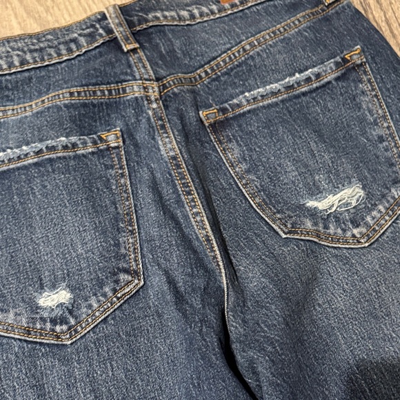 Cello Dark and Light Blue Two-Tone Wide Leg Jeans - Picture 3 of 9